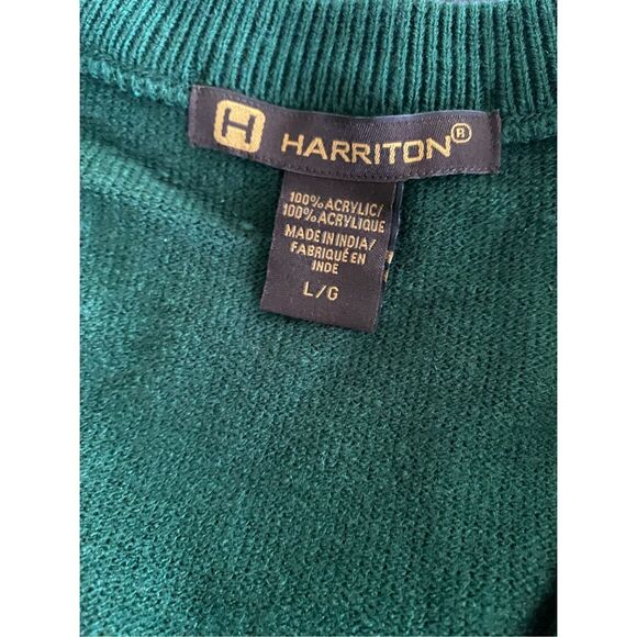 Harrison Men Green Knit Cardigan/Jacket Oversized L - Picture 3 of 6